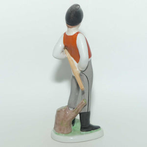 Drasche Kobanyai Porcelangyar Hungary figure | Boy with Axe