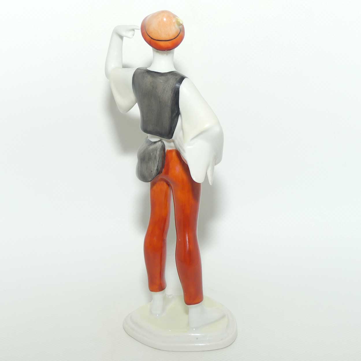 Vintage Hollohaza Hungary figure | Boy with Goose