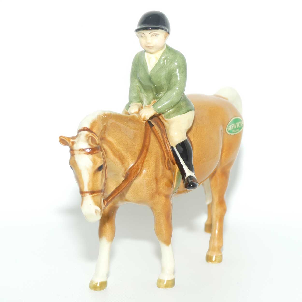 #1500 Beswick Boy on Pony (Palomino)