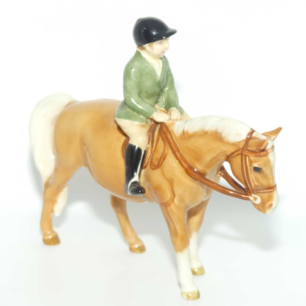 #1500 Beswick Boy on Pony (Palomino)