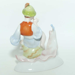 Drasche Kobanyai Porcelangyar Hungary figure | Boy Riding Snail