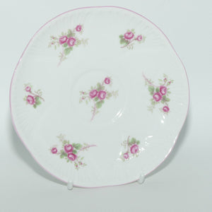 Shelley Dainty shape Bridal Rose saucer and plate | Pattern 13545