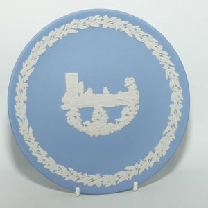 Wedgwood Jasper | Australian Capital Cities | White on Pale Blue | Brisbane plate | 16.5cm | box + Cert