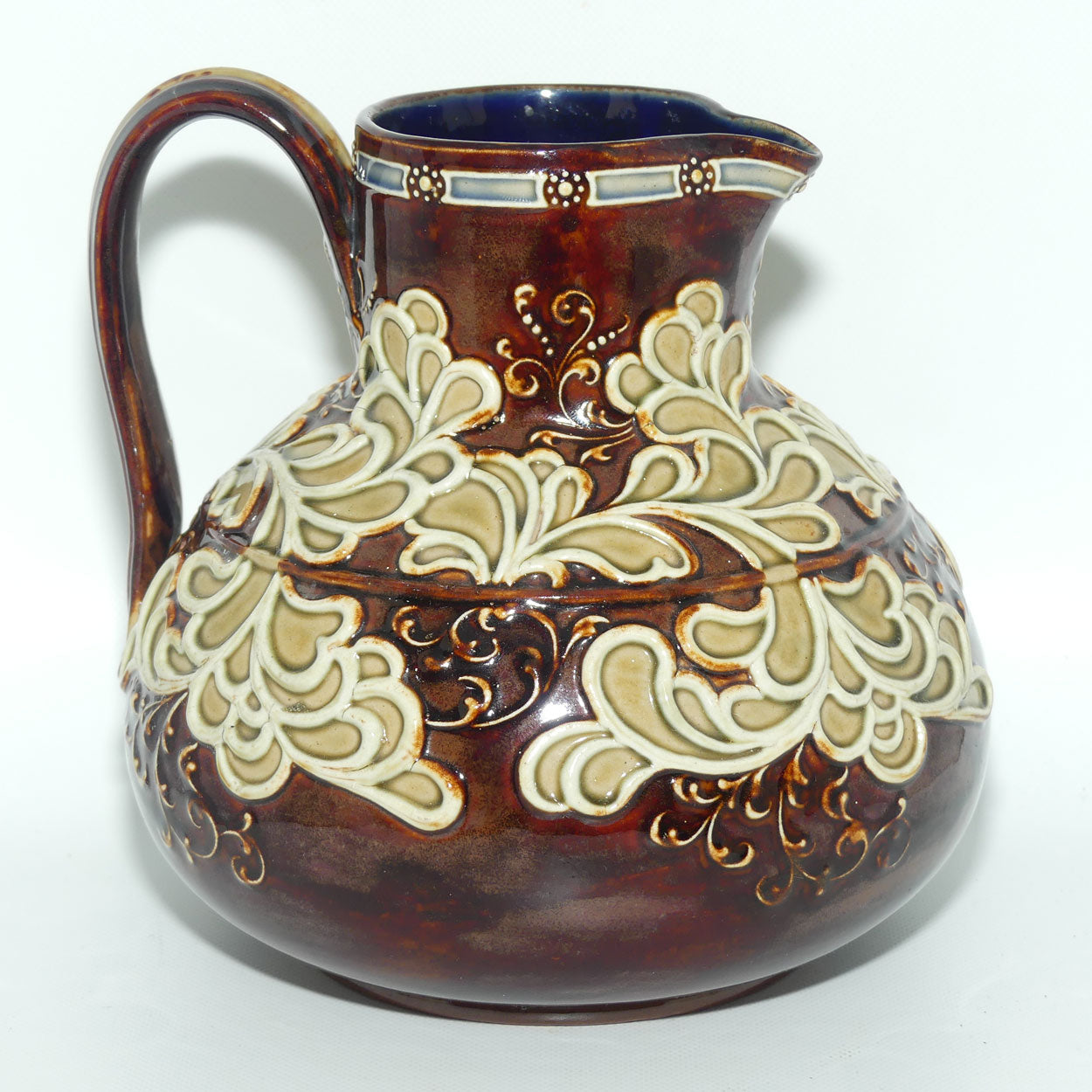 Doulton Lambeth Mark V Marshall decorated jug