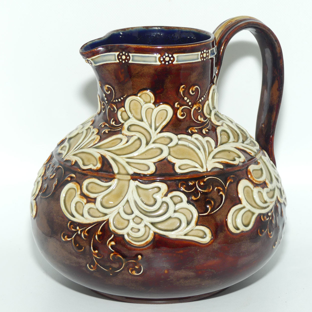 Doulton Lambeth Mark V Marshall decorated jug