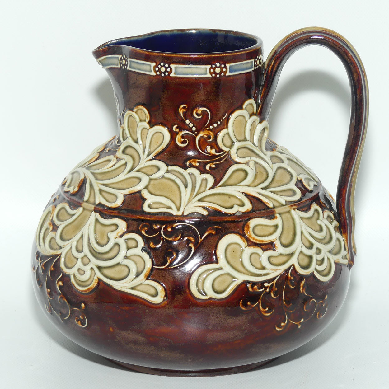 Doulton Lambeth Mark V Marshall decorated jug