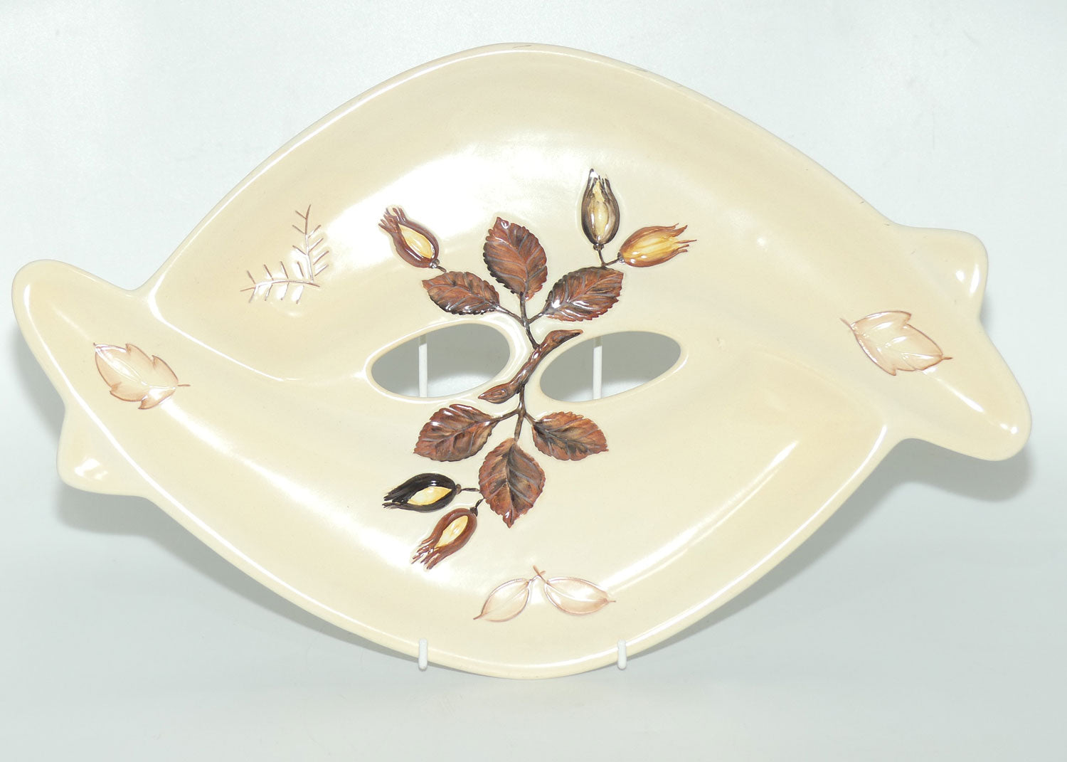 Carlton Ware Hazelnut pattern double boomerang dish | 43cm wide