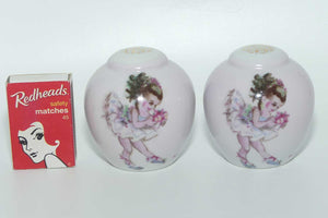 Brownie Downing Ballerina salt and pepper pot set | Shell Pink