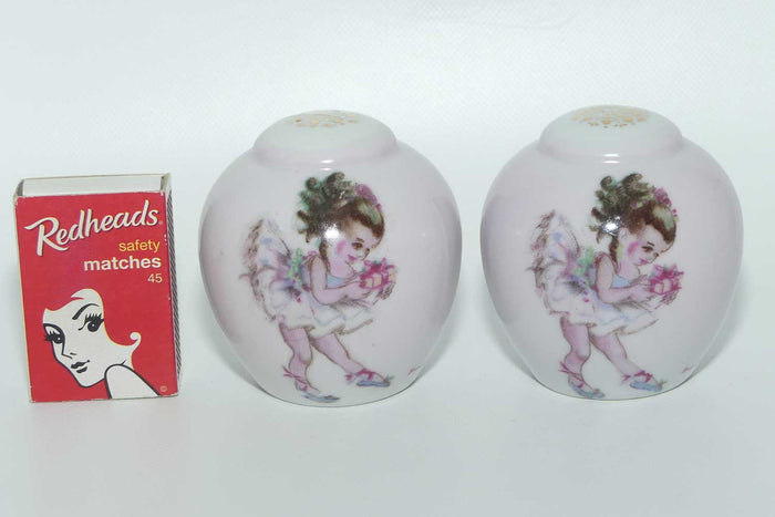 Brownie Downing Ballerina salt and pepper pot set | Shell Pink