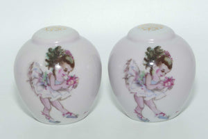 Brownie Downing Ballerina salt and pepper pot set | Shell Pink