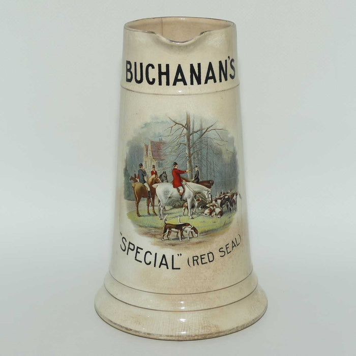 James Buchanan and Co | Buchanan's Special Red Seal Scotch Whisky Water Jug | Hunting Scene