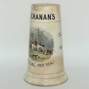 James Buchanan and Co | Buchanan's Special Red Seal Scotch Whisky Water Jug | Hunting Scene