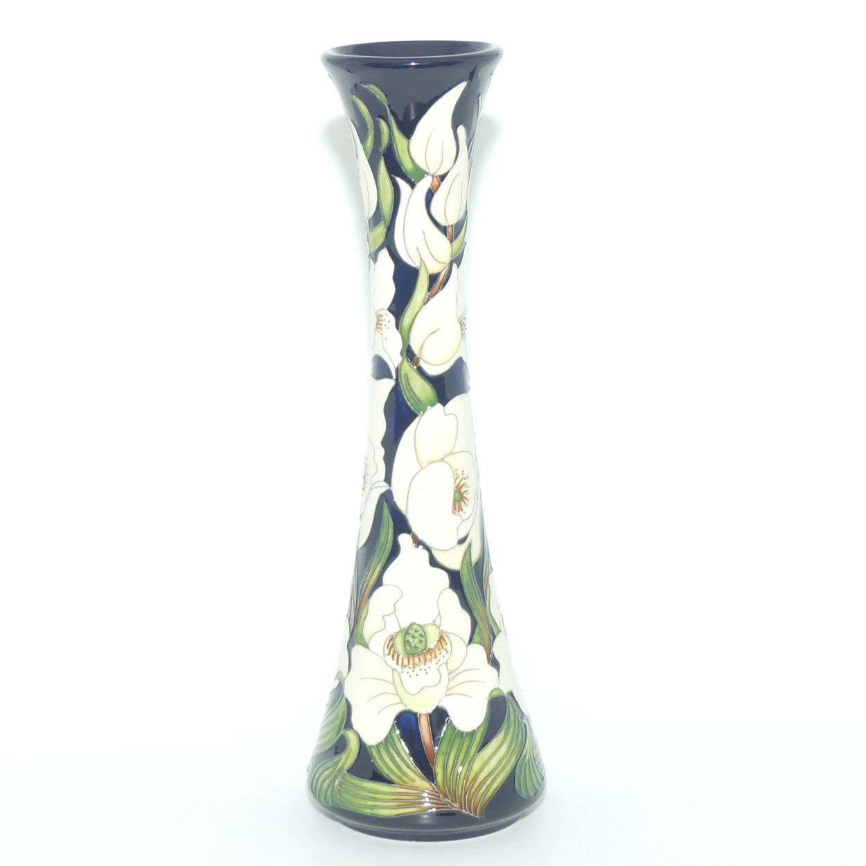 Moorcroft Buckingham Orchid 365/12 vase | NE | Issued for QEII 90th Birthday