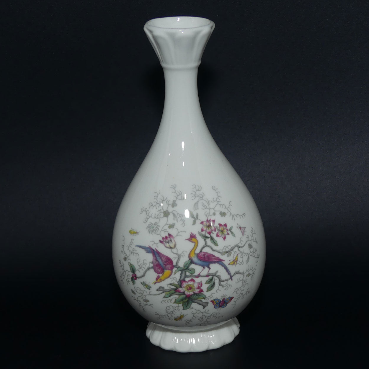 Coalport Bone China | Tulip Tree pattern | bud vase