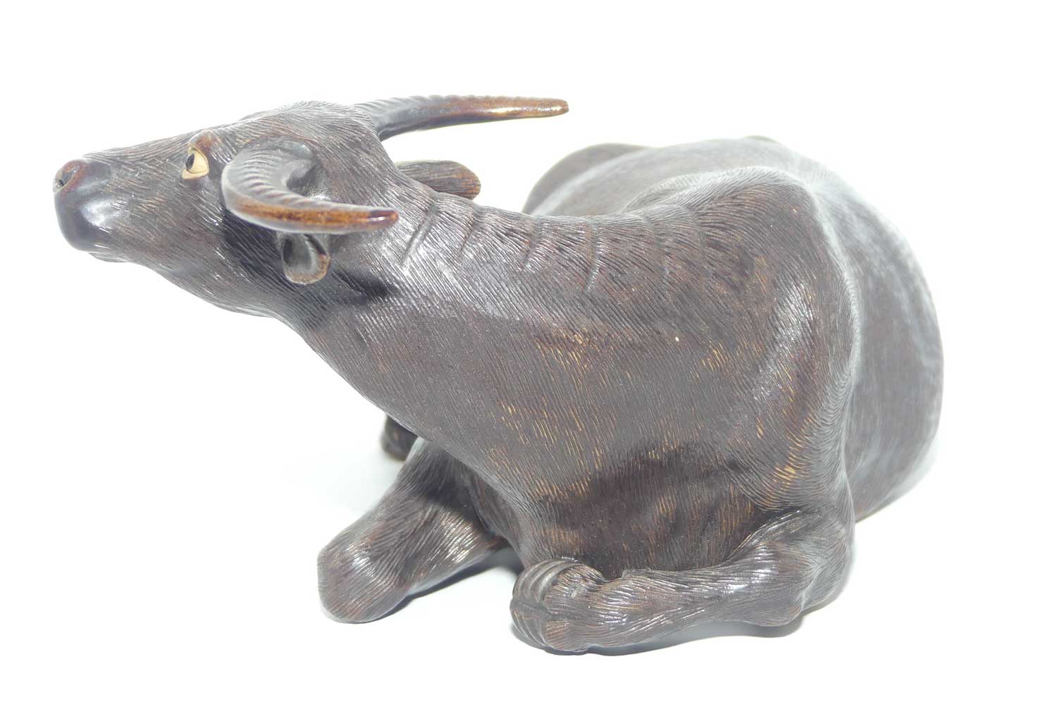 Mudman | Shiwan Pottery Water Buffalo figure | Lying