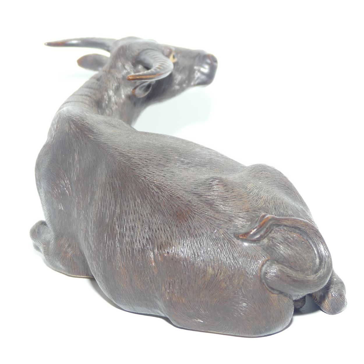Mudman | Shiwan Pottery Water Buffalo figure | Lying