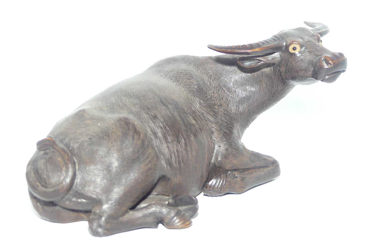 Mudman | Shiwan Pottery Water Buffalo figure | Lying