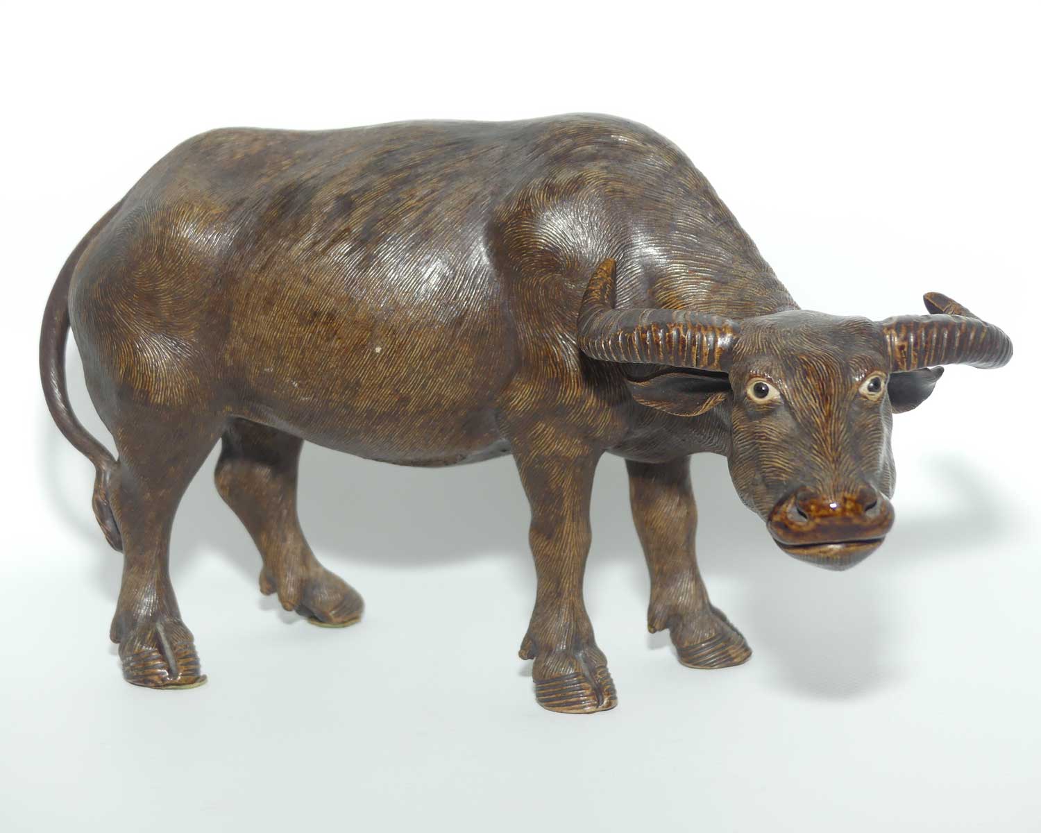 Mudman | Shiwan Pottery Water Buffalo figure | Standing