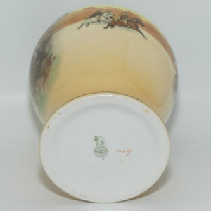 Royal Doulton Coaching Days bulbous vase E3804