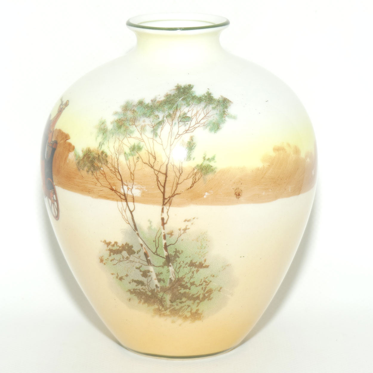 Royal Doulton Coaching Days bulbous vase E3804