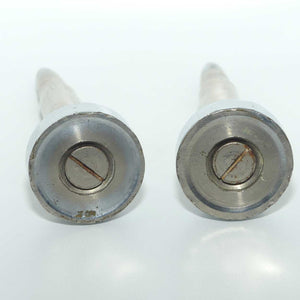 Pair of Trench Art Bullet paperweights