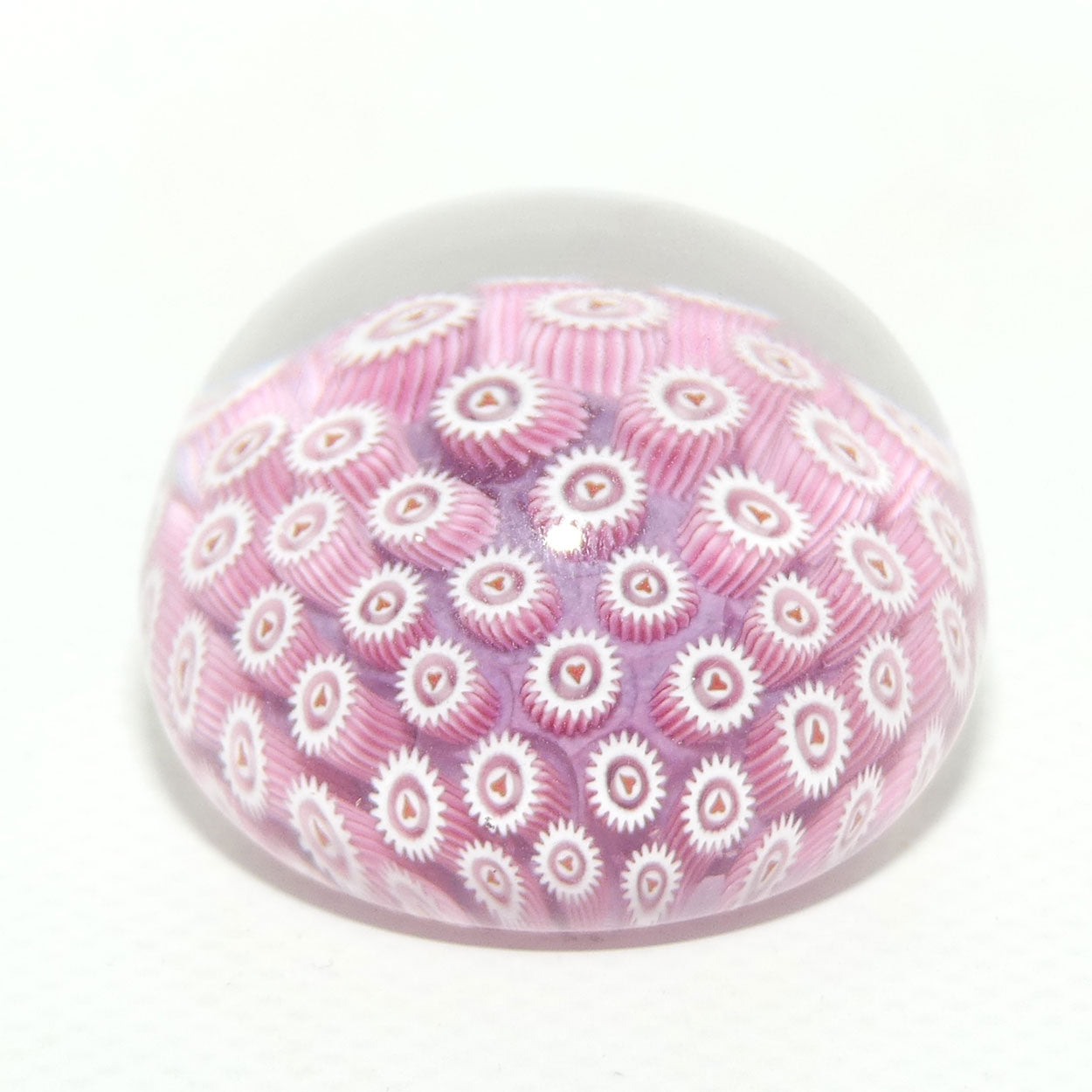 John Deacons Scotland Millefiori Bunch of Hearts Ultra Mini paperweight