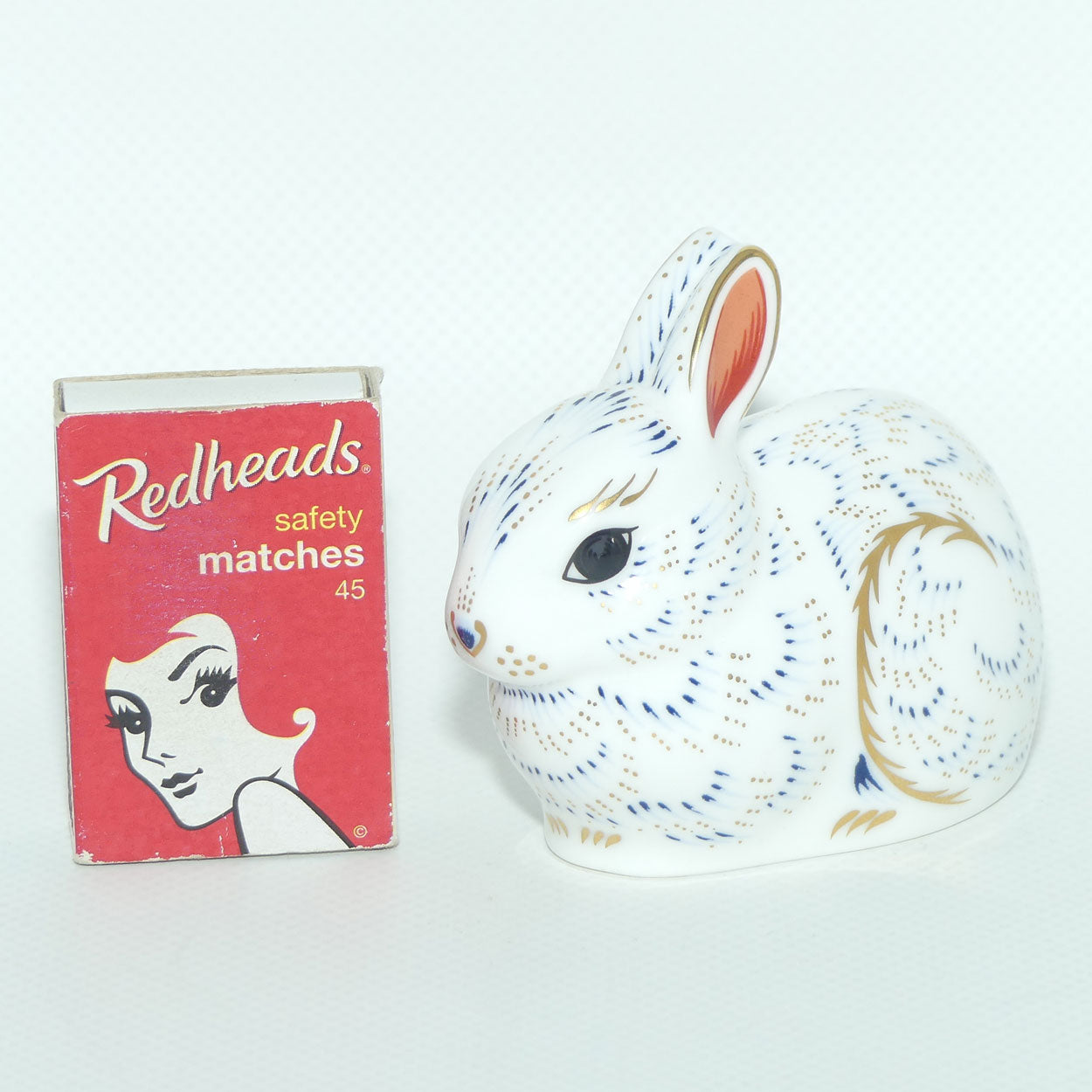 Royal Crown Derby paperweight | Bunny | Members Piece | boxed