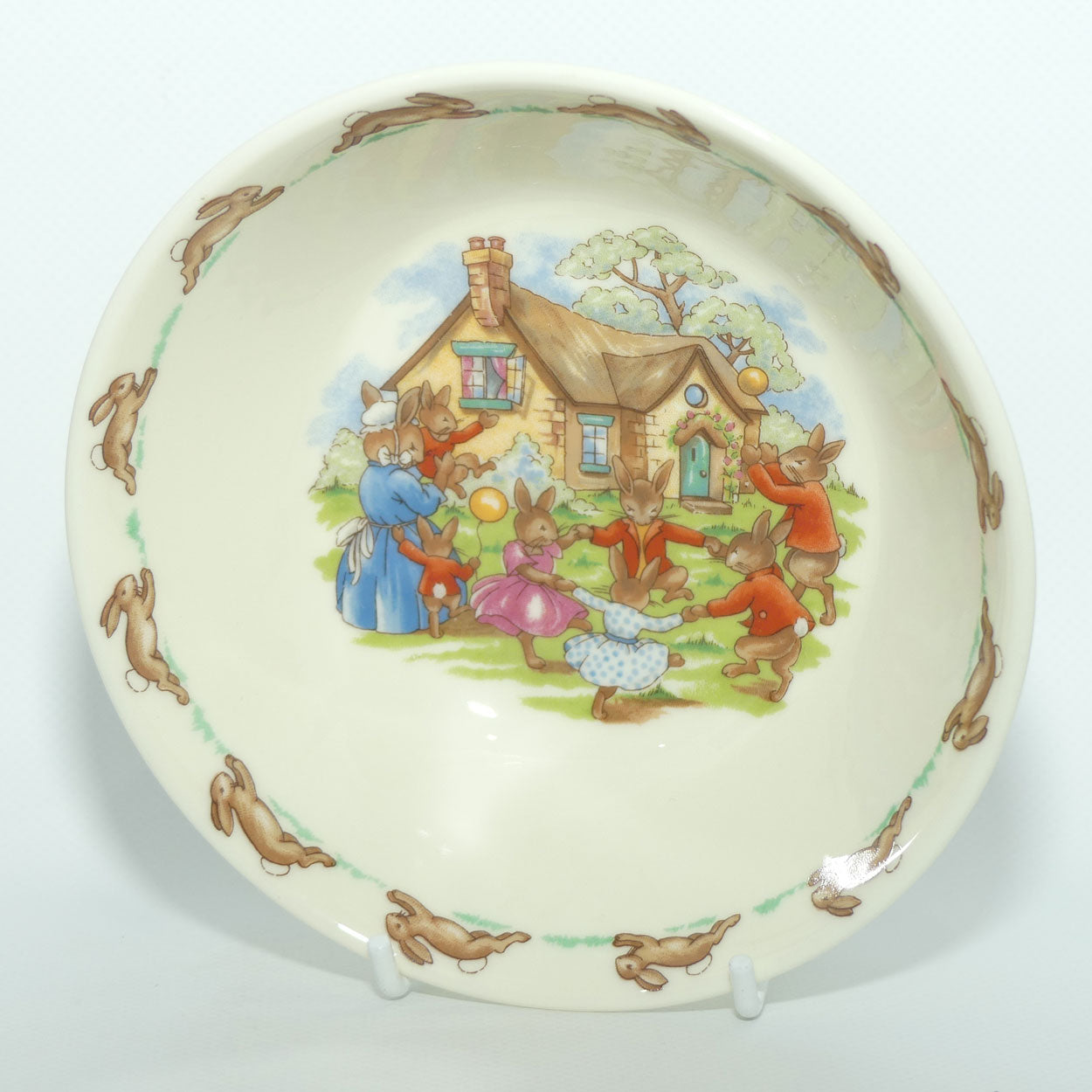 Royal Doulton Bunnykins Ring a Ring O'Roses cereal bowl | #2