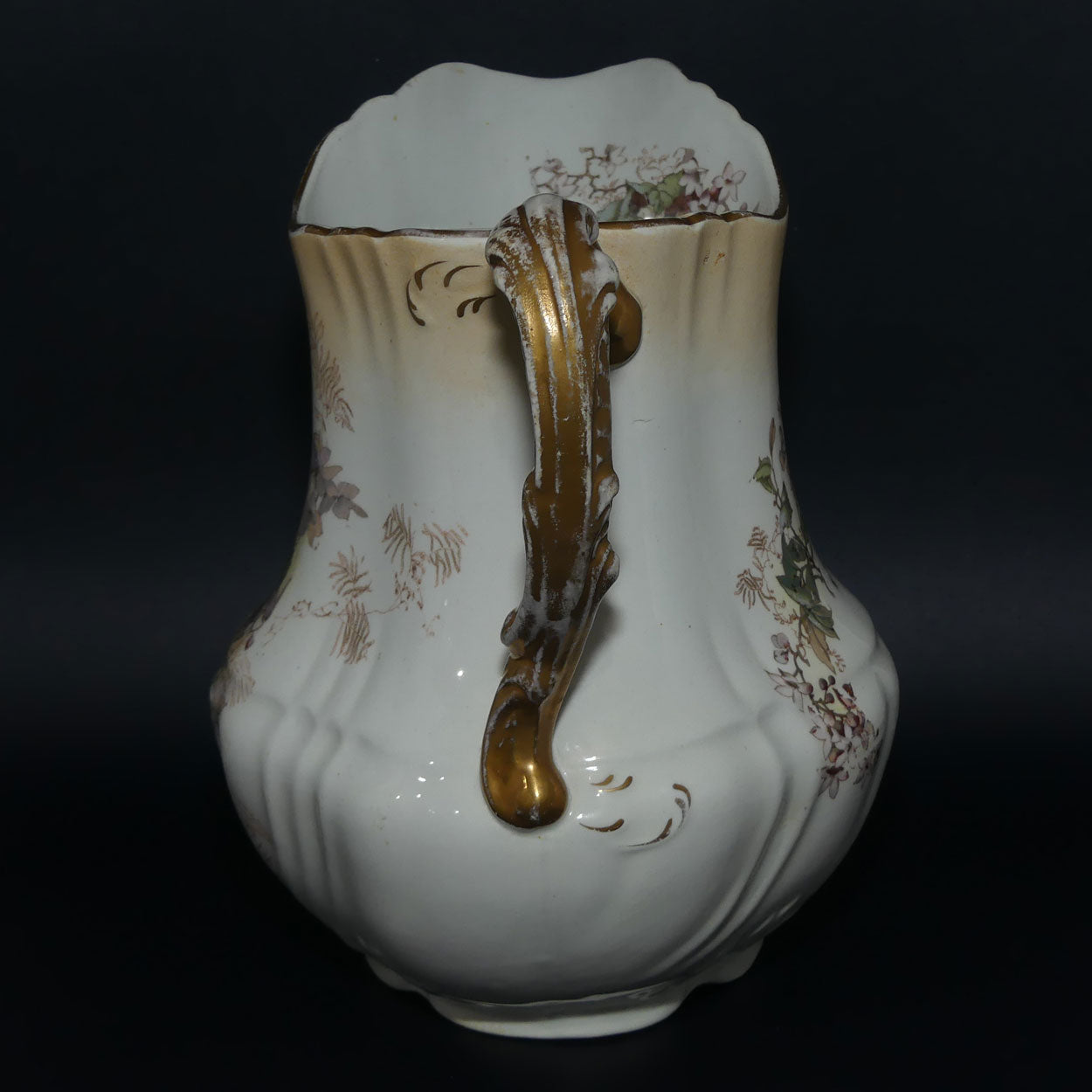 Doulton Burslem Blush Floral pattern water jug