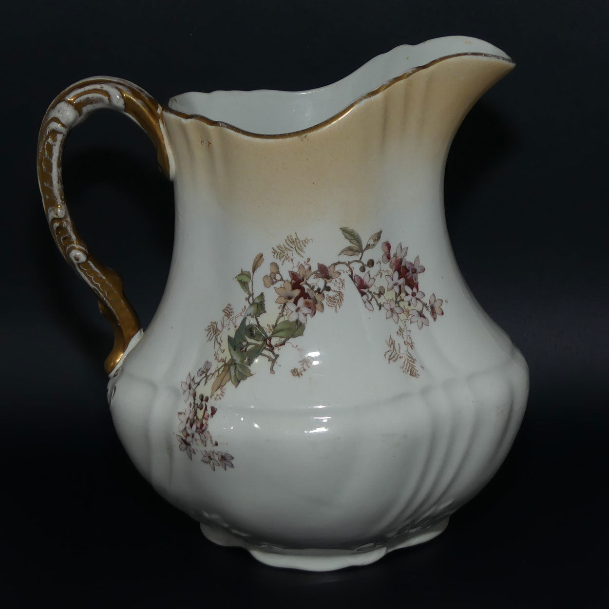 Doulton Burslem Blush Floral pattern water jug