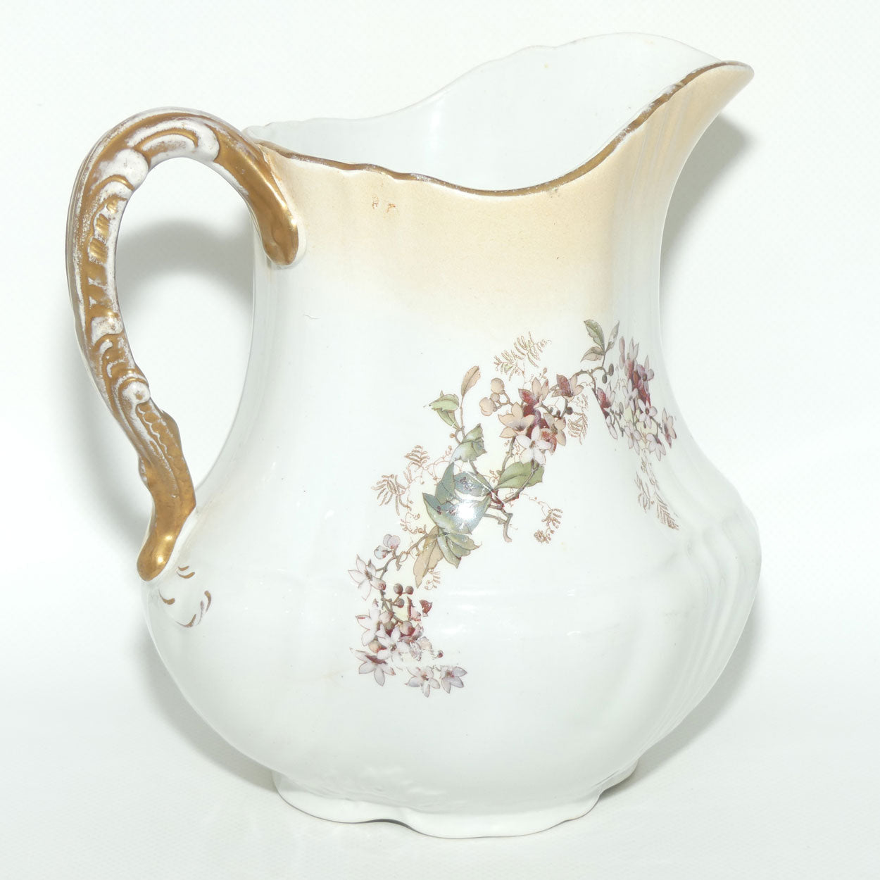 Doulton Burslem Blush Floral pattern water jug