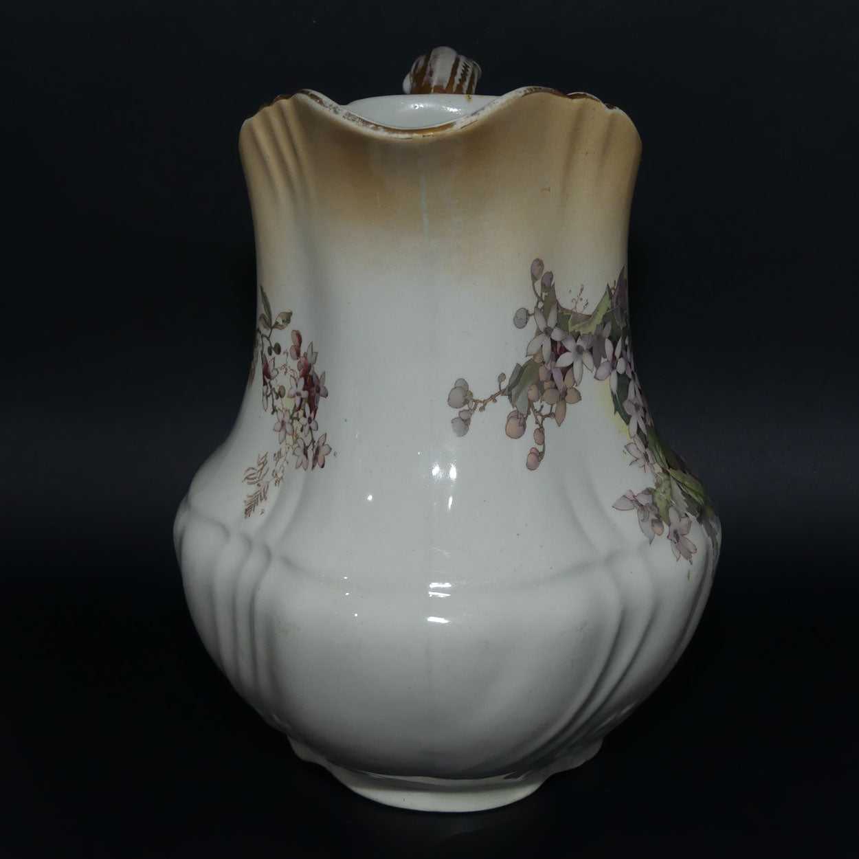 Doulton Burslem Blush Floral pattern water jug