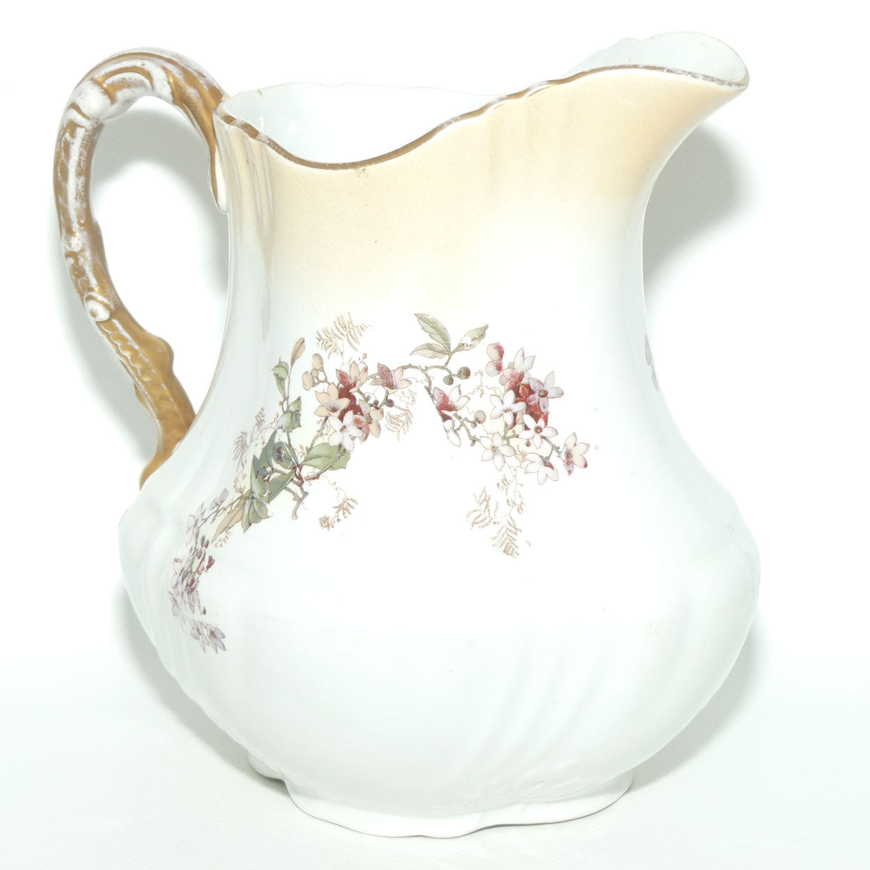 Doulton Burslem Blush Floral pattern water jug