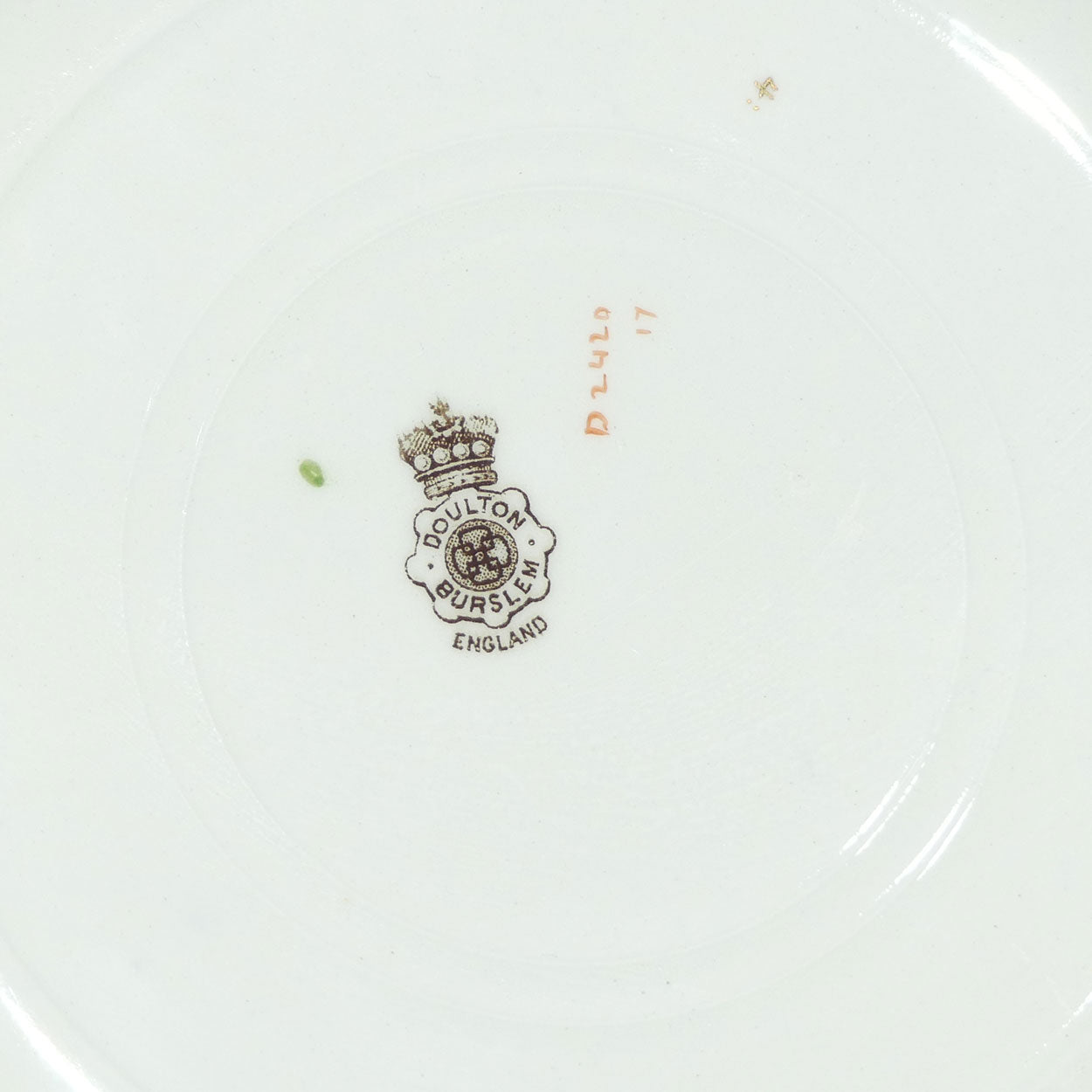 Doulton Burslem Isaac Walton Gallant Fishers Jedo border plate D2420 | #2 Green Coat