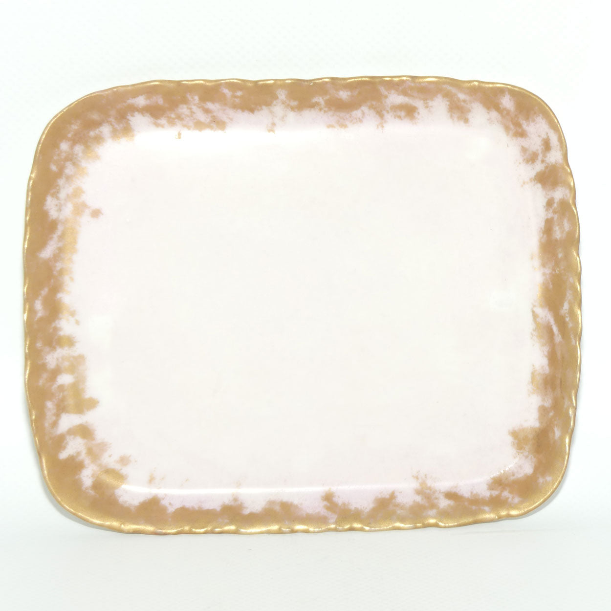 Early Australian China Painted  butter dish and cover on tray | Roses | unmarked Ethel L Thomas