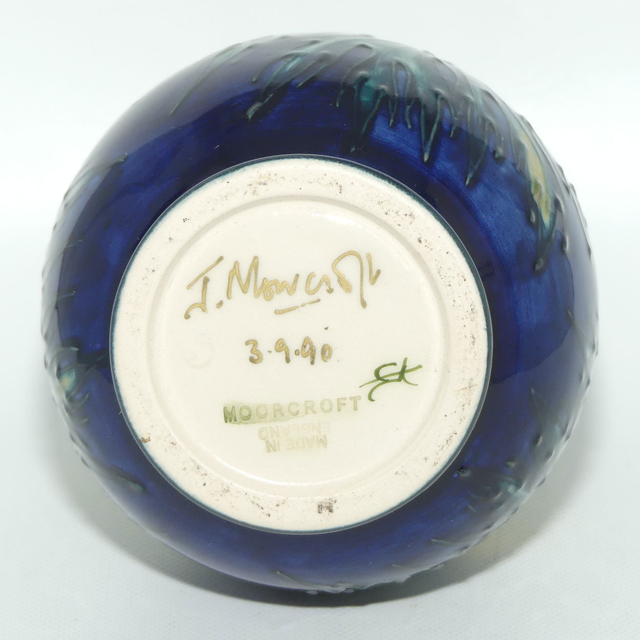 Moorcroft Buttercup 7/5 vase | signed J Moorcroft