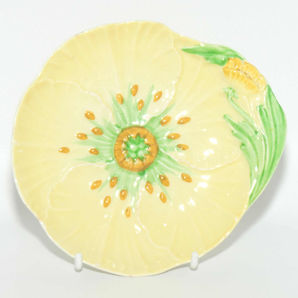 Carlton Ware Buttercup pattern small dish | 14cm wide | Yellow