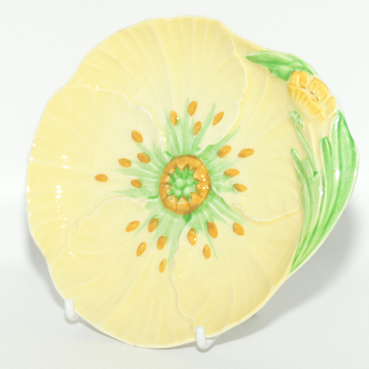 Carlton Ware Buttercup pattern small dish | 14cm wide | Yellow