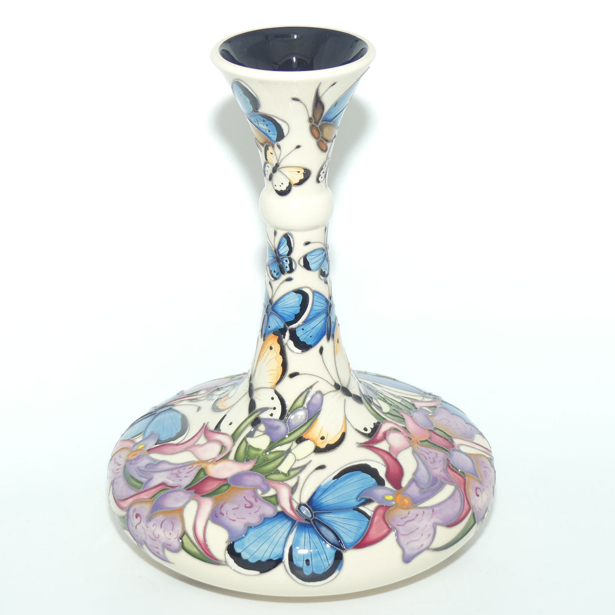 Moorcroft Buckingham Orchid 365/12 vase | NE | Issued for QEII 90th Birthday