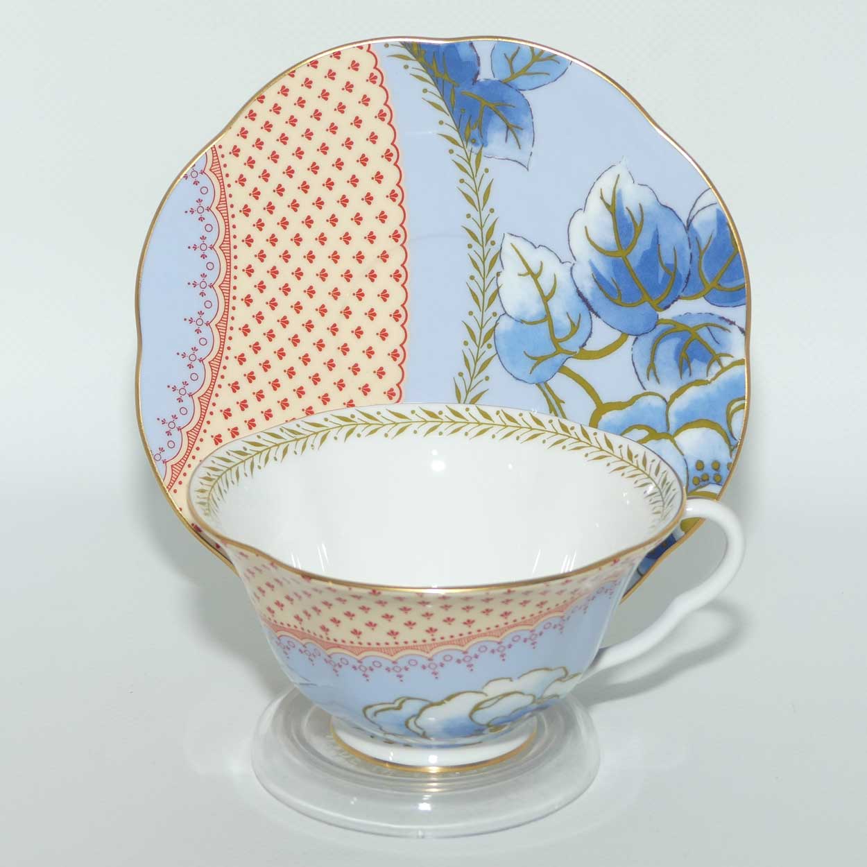 Wedgwood Bone China Butterfly Bloom | Blue | cup and saucer | boxed
