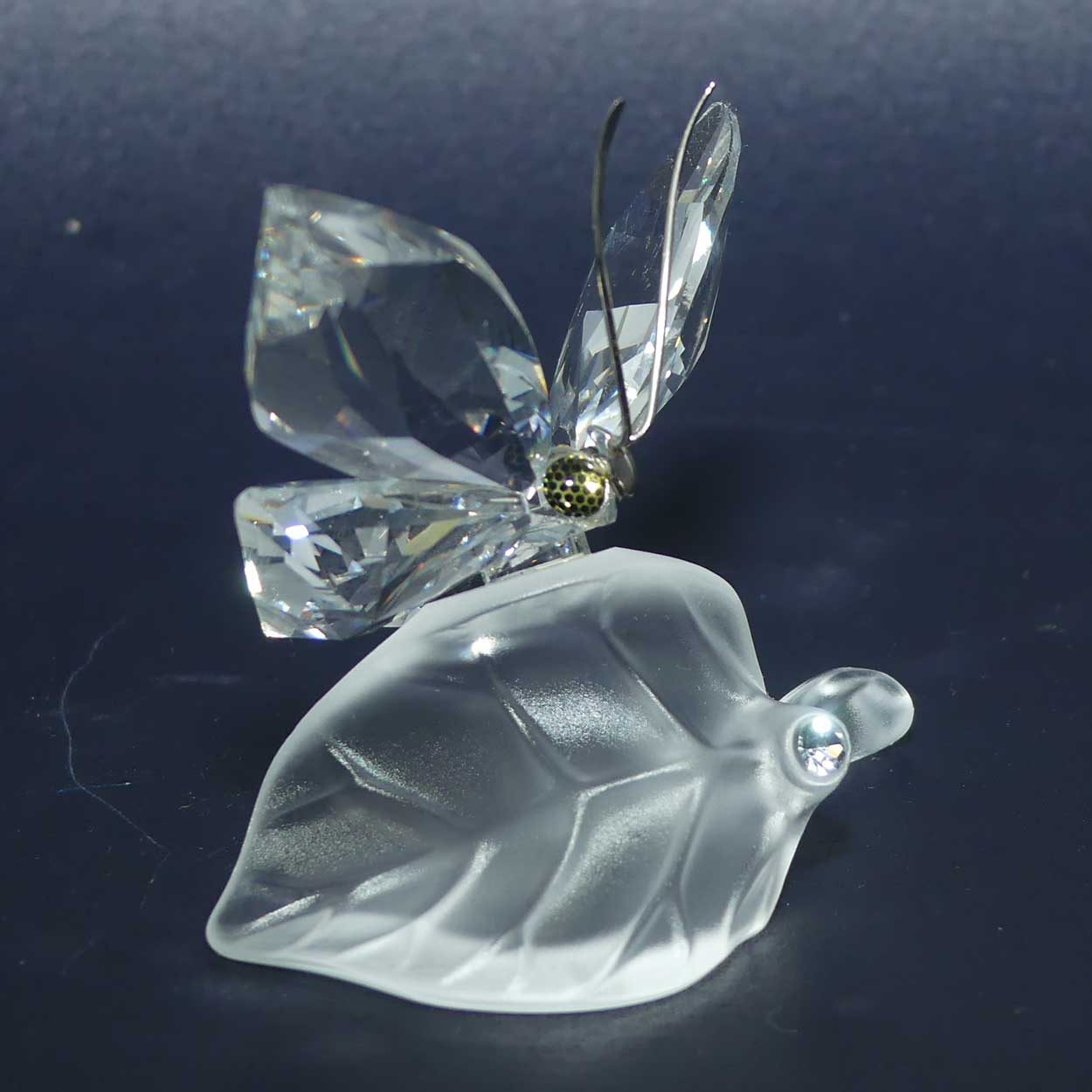 Swarovski Crystal #182920 | Butterfly on Leaf | no box