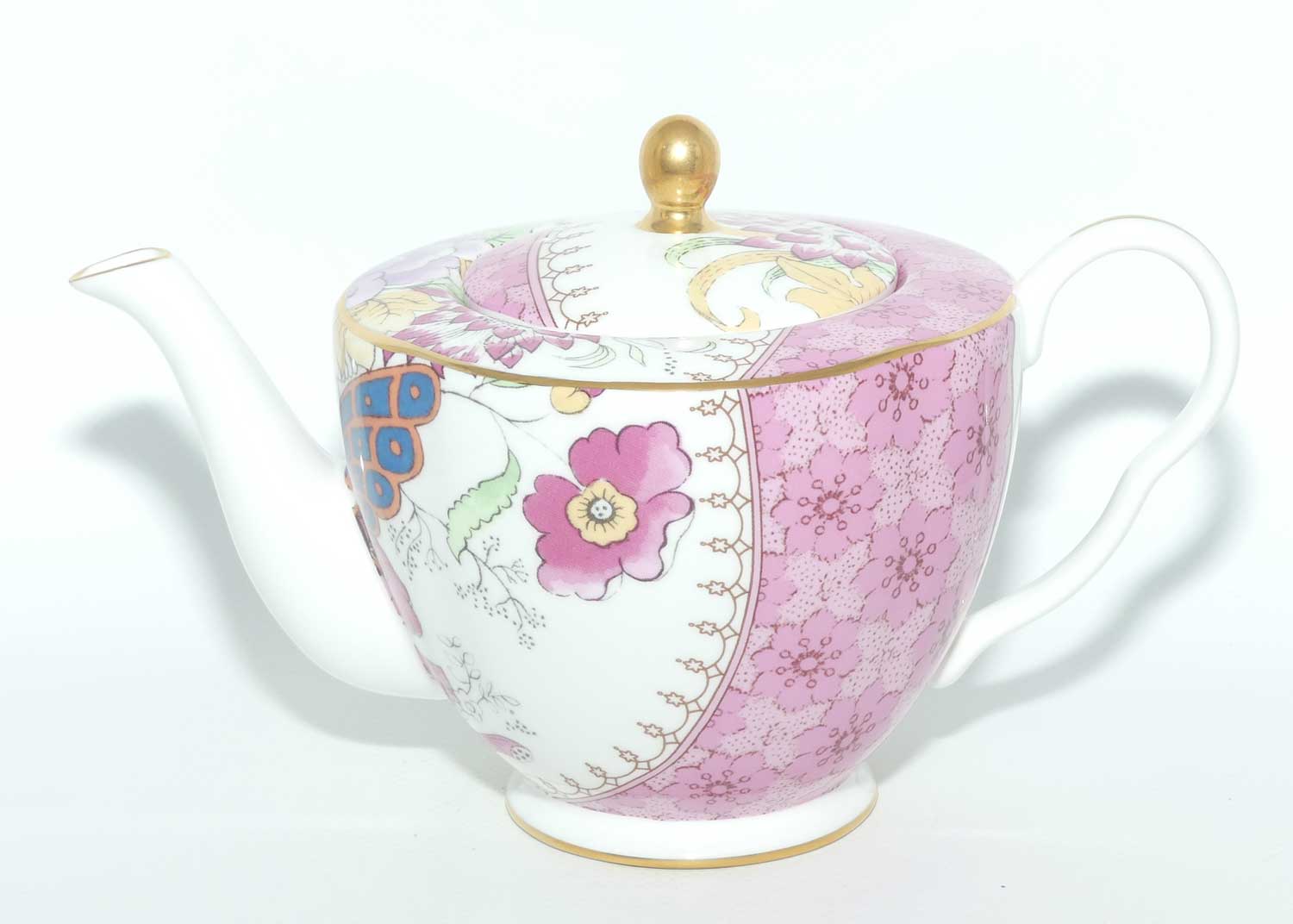 Wedgwood Bone China Butterfly Bloom | Pink | Tea Pot 375ml | boxed