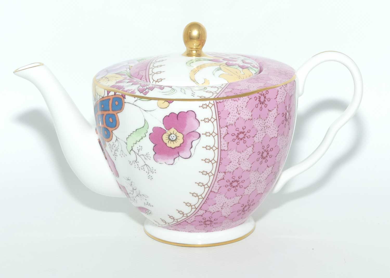 Wedgwood Bone China Butterfly Bloom | Pink | Tea Pot 375ml | boxed
