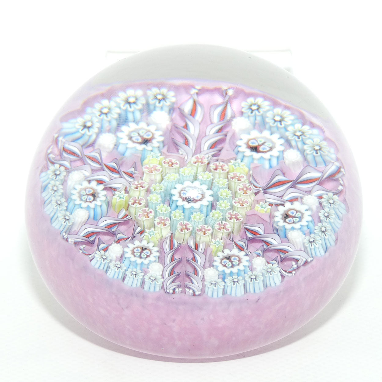 John Deacons Scotland Butterfly Double Spoke Magnum Paperweight | Pink |