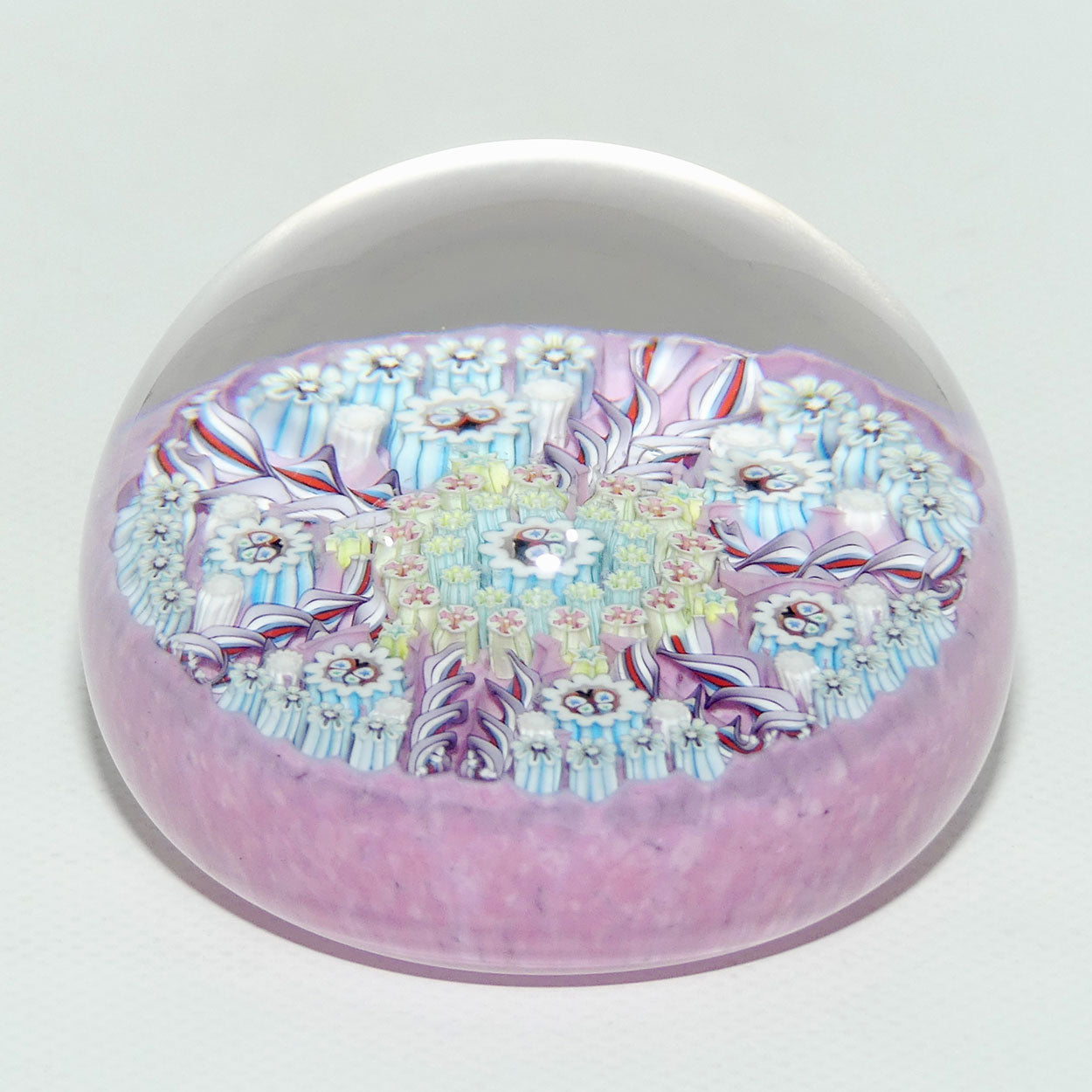 John Deacons Scotland Butterfly Double Spoke Magnum Paperweight | Pink |