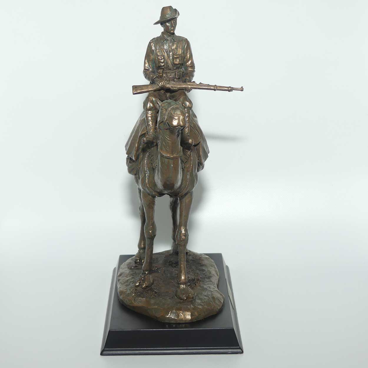 Cold Cast Bronze Silent Soldiers Camel Corps figure | Ltd Ed
