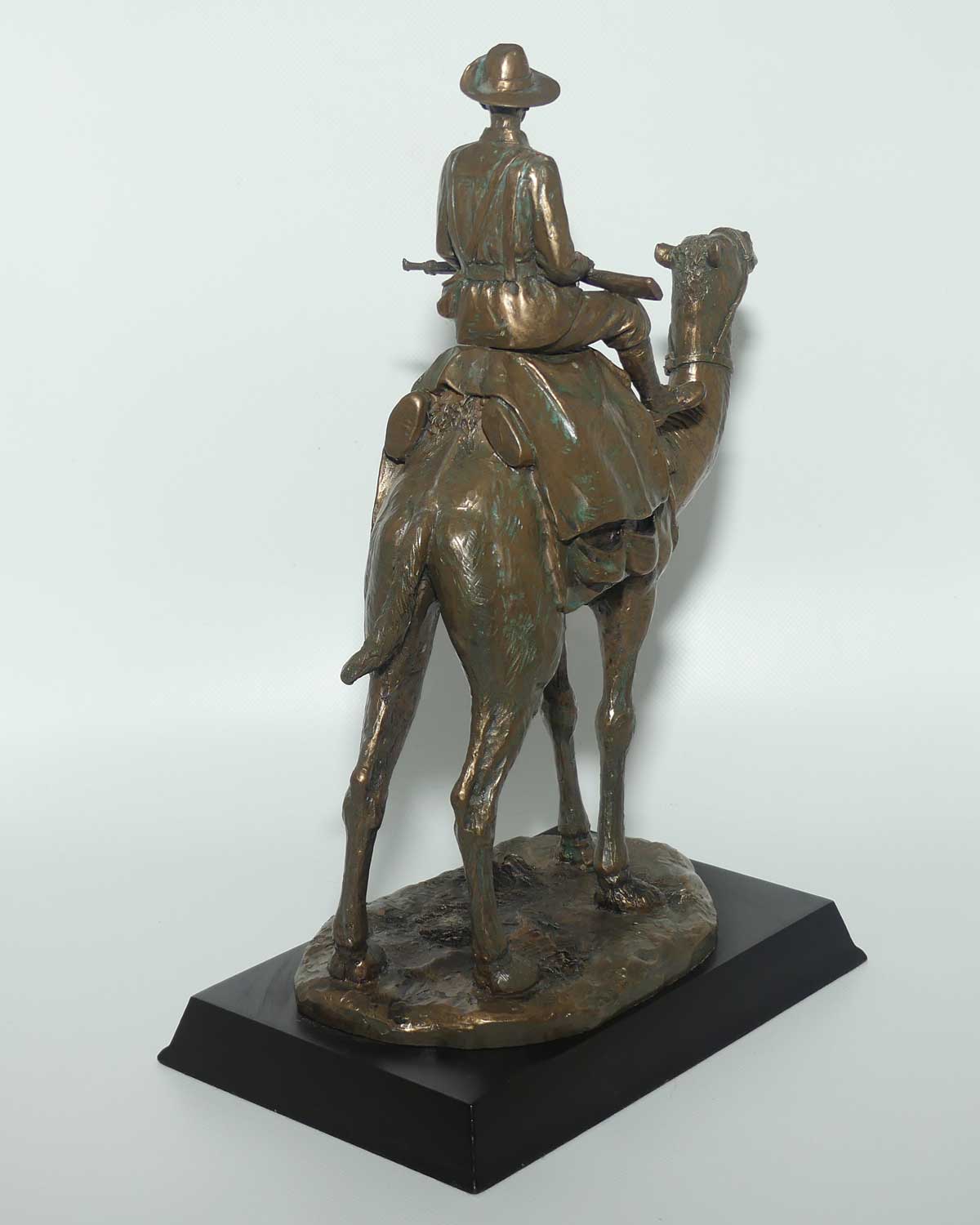 Cold Cast Bronze Silent Soldiers Camel Corps figure | Ltd Ed
