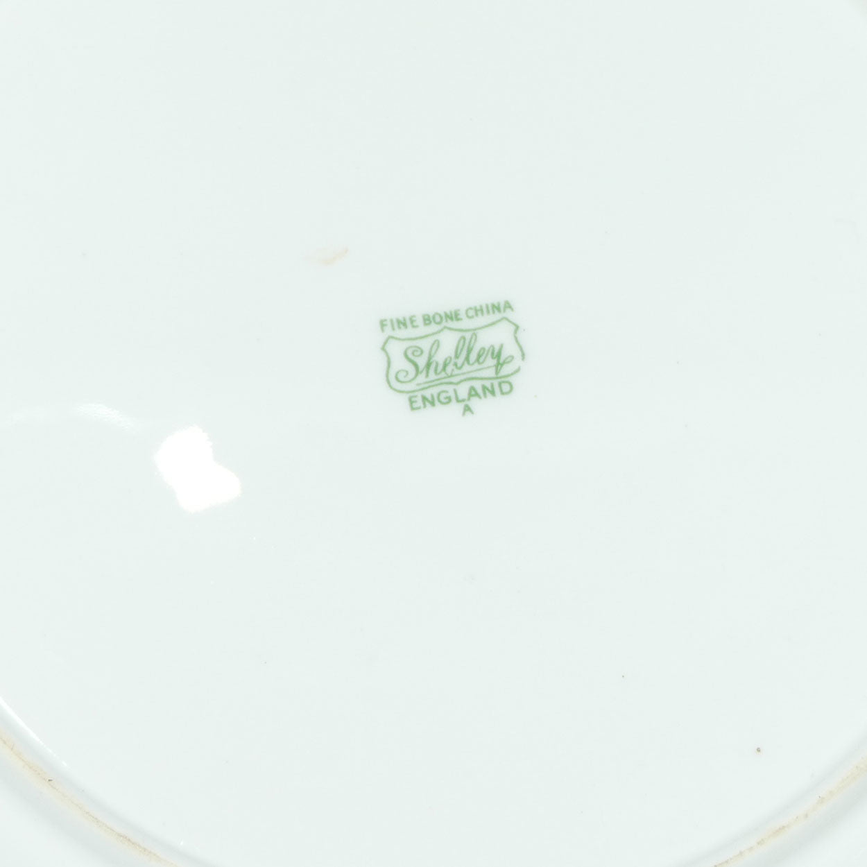 Shelley England Courting Scene Cameo plate | Blue border
