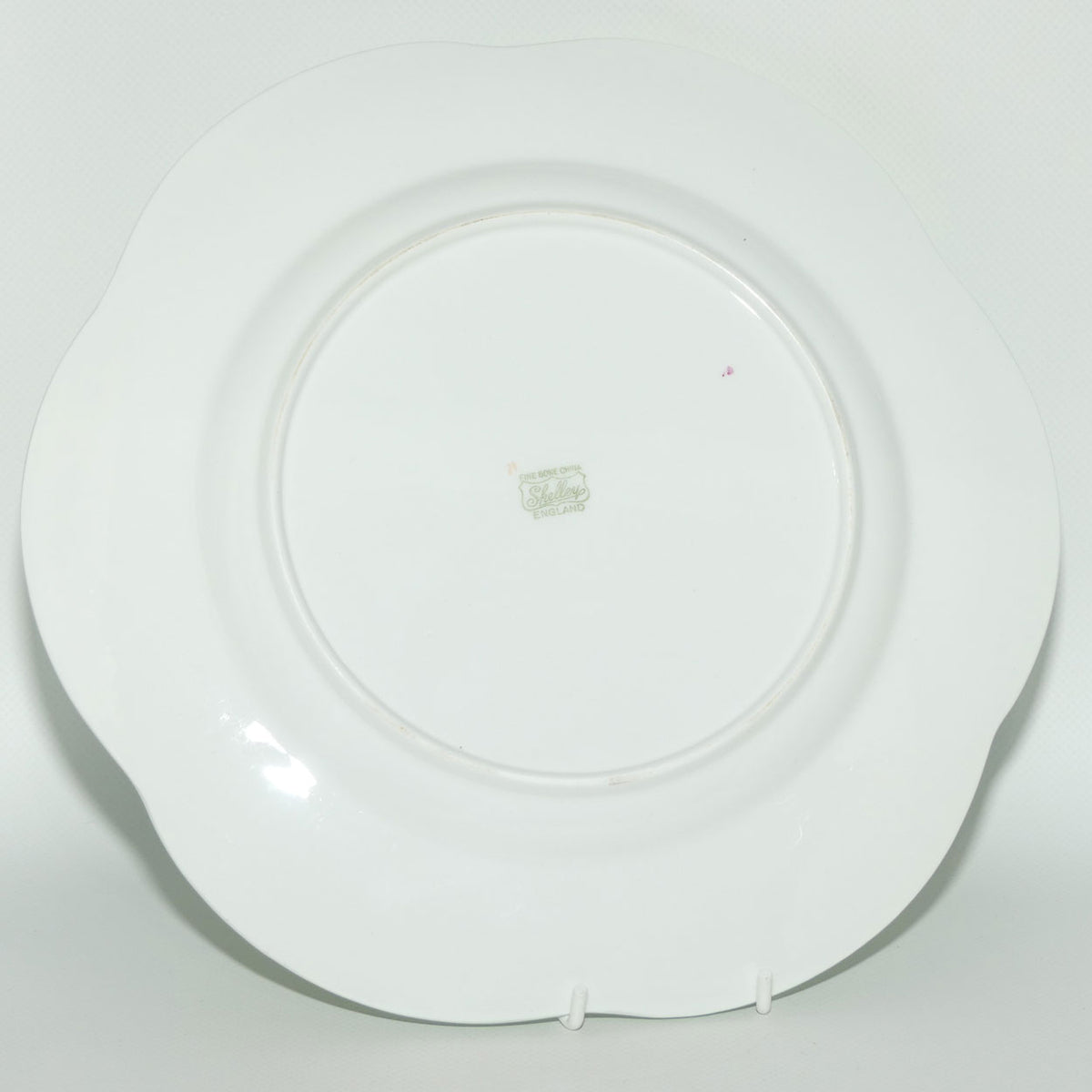 Shelley England Courting Scene plate | Lady Seated | Green border | Dainty