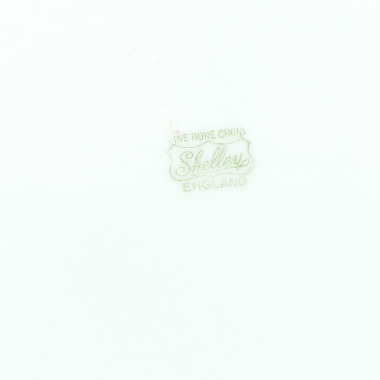 Shelley England Courting Scene plate | Lady Standing | Green border | Dainty